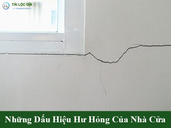 Những dấu hiệu hư hỏng của nhà cửa