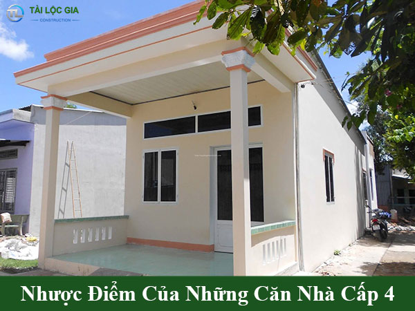 Nhược điểm của những căn nhà cấp 4