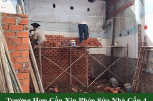Trường hợp cần xin phép sửa chữa nhà cấp 4