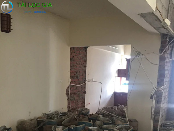 Giải pháp liên kết tường cũ và tường mới