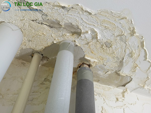 Tác hại do sự cố thấm nhà vệ sinh