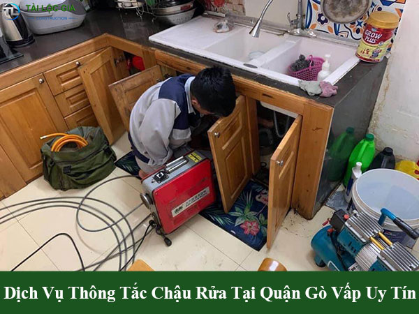 Dịch vụ thông tắc bồn rừa tại quận gò vấp uy tín