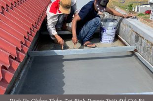 Dịch vụ chống thấm tại bình dương chuyên nghiệp