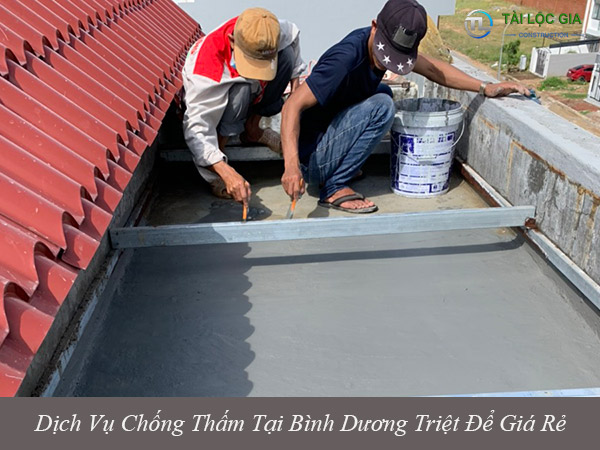 Dịch vụ chống thấm tại bình dương chuyên nghiệp