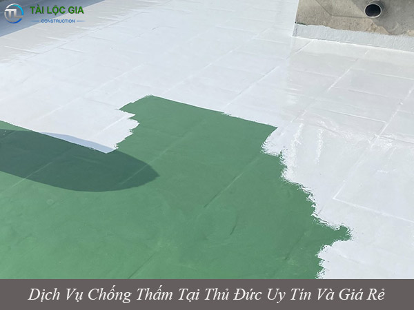 Dịch vụ chống thấm tại thủ đức chất lượng và uy tín