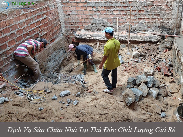 Dịch vụ sửa chữa nhà tại thủ đức uy tín và giá rẻ