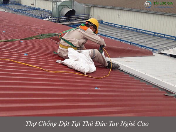 Thợ chống dột tại thủ đức tay nghề cao