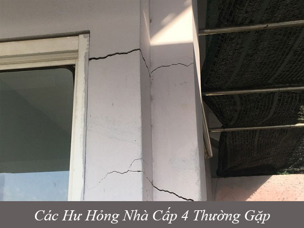 Các hư hỏng nhà cấp 4 thường gặp