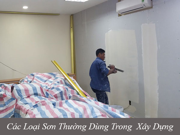 Các loại sơn dùng trong xây dựng