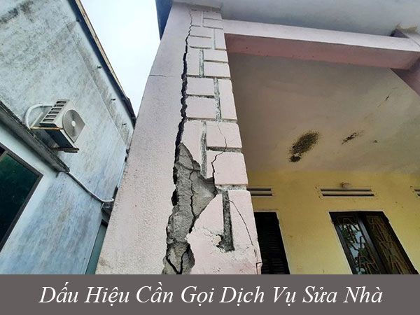 Dấu hiệu cần gọi dịch vụ sửa nhà