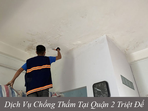 Các dịch vụ chống thấm tại quận 2 triệt để