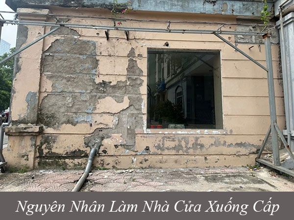 Nguyên nhân làm nhà cửa xuống cấp