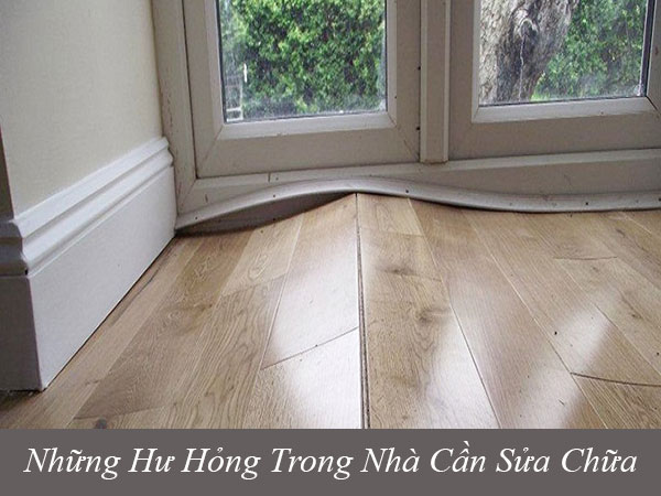 Những hư hỏng trong nhà cần sửa chữa