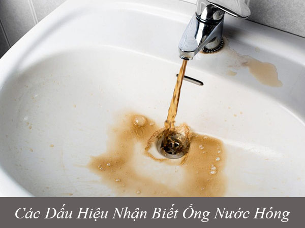 Các dấu hiệu nhận biết ống nước hỏng