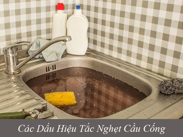 Các dấu hiệu tắc nghẹt cầu cống