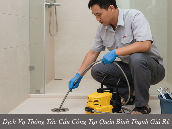 Dịch vụ thông tắc cầu cống tại quận bình thạnh giá rẻ