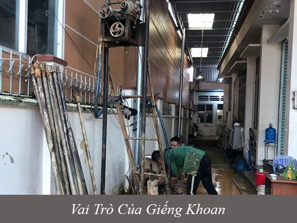 Vai trò của giếng khoan