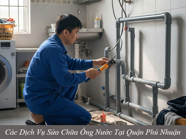 Các dịch vụ sửa chữa ống nước tại quận phú nhuận