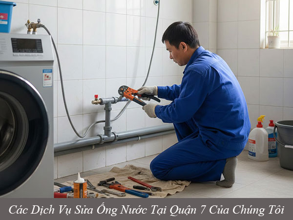 Các dịch vụ sửa ống nước tại quận 7 của chúng tôi
