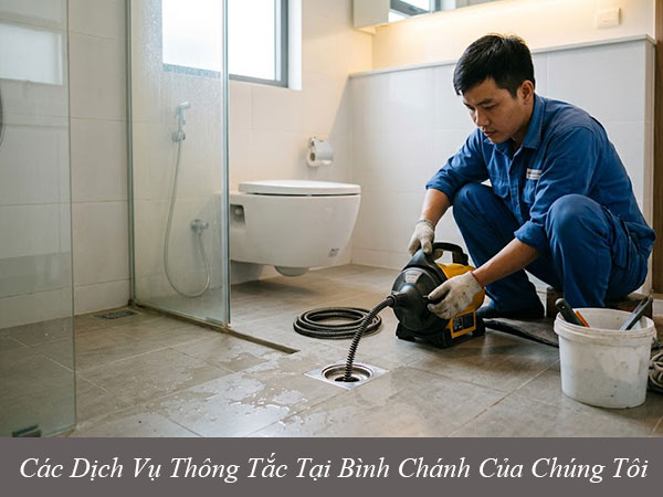 Các dịch vụ thông tắc tại bình chánh của chúng tôi
