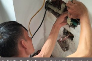 Có đội thợ sửa điện nước tại quận 5 nhiều kinh nghiệm