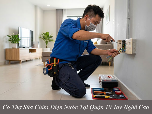 Có thợ sửa điện nước tại quận 10 tay nghề cao