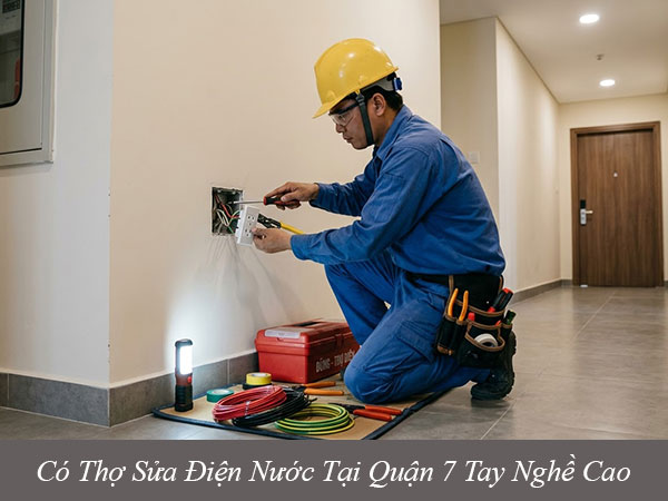 Có thợ sửa điện nước tại quận 7 tay nghề cao