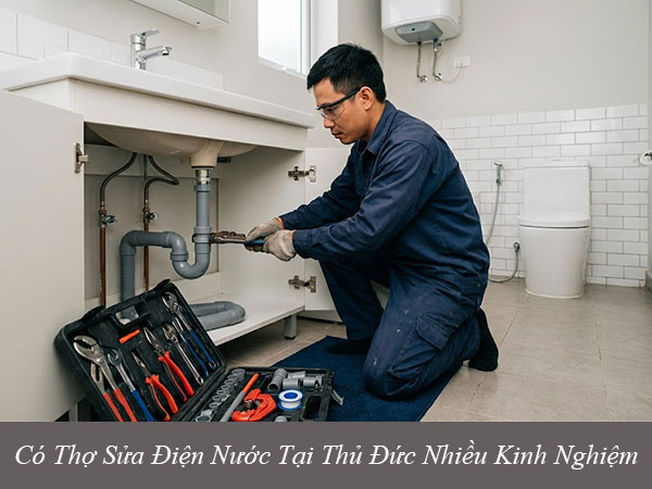 Có thợ sửa điện nước tại thủ đức nhiều kinh nghiệm
