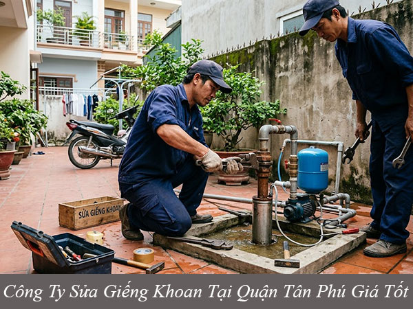 Công ty sửa giếng khoan tại quận tân phú giá tốt