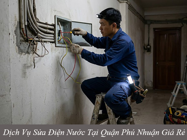 Dịch vụ sửa điện nước tại quận phú nhuận giá rẻ