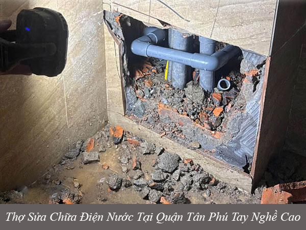 Thợ sửa chữa điện nước tại quận tân tay nghề cao