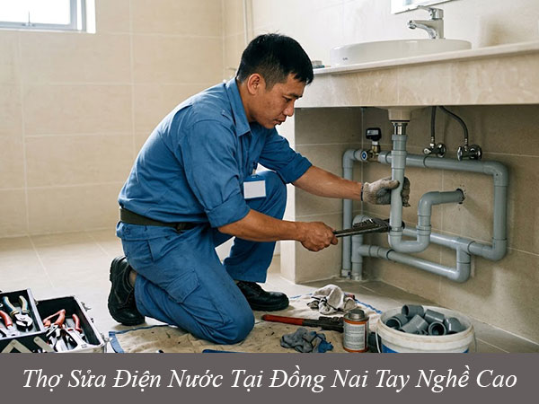 Thợ sửa điện nước tại đồng nai tay nghề cao