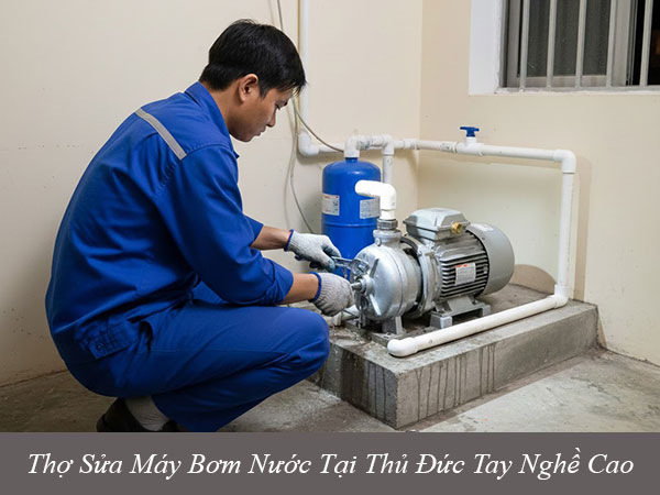 Thợ sửa máy bơm nước tại thủ đức tay nghề cao