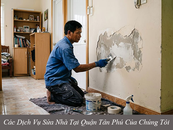 Các dịch vụ sửa nhà tại quận tân phú của chúng tôi