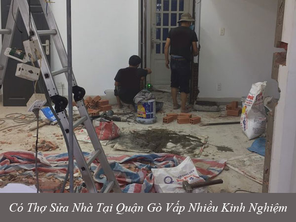 Có thợ sửa nhà tại quận gò vấp nhiều kinh nghiệm