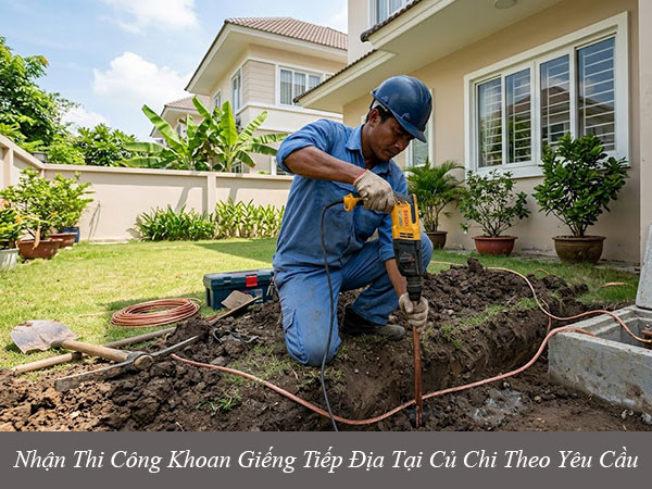 Nhận thi công khoan tiếp địa tại củ chi theo yêu cầu