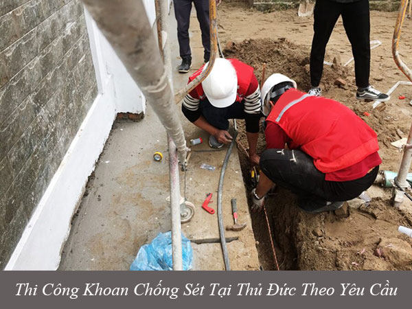 Thi công khoan chống sét tại thủ đức theo yêu cầu