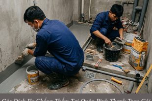 Các dịch vụ chống thấm tại quận bình thạnh trọn gói