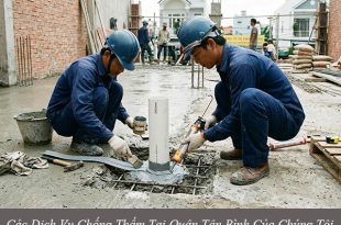 Các dịch vụ chống thấm tại quận tân bình của chúng tôi