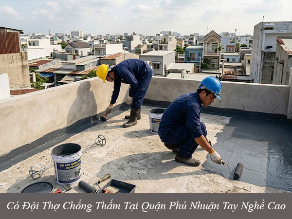 Có đội thợ chống thấm tại quận phú nhuận tay nghề cao