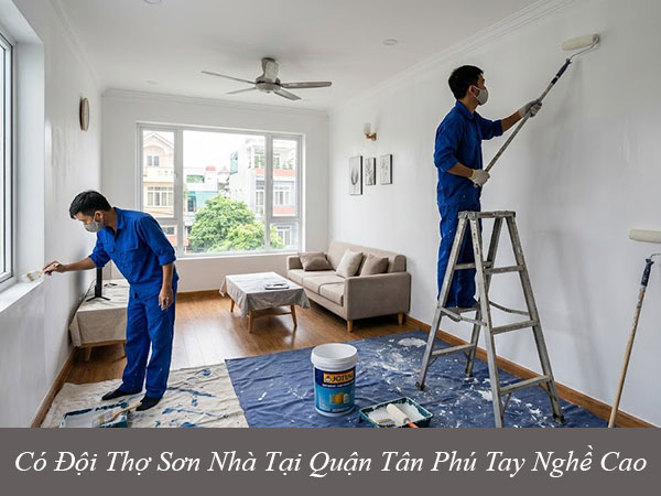 Có đội thợ sơn nhà tại quận tân phú tay nghề cao