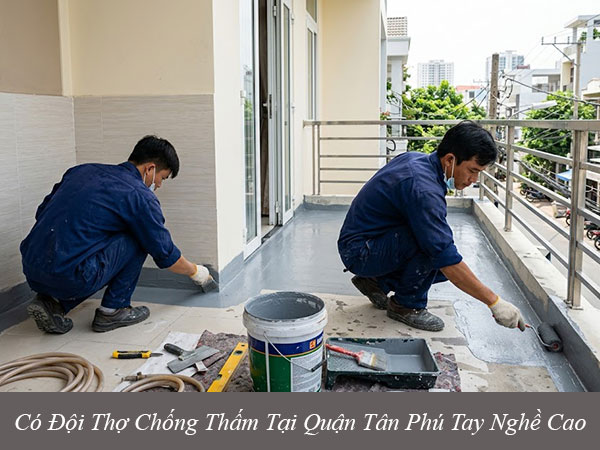 Có thợ chống thấm tại quận tân phú tay nghề cao