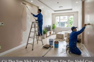 Có thợ sơn nhà tại quận bình tân tay nghề cao