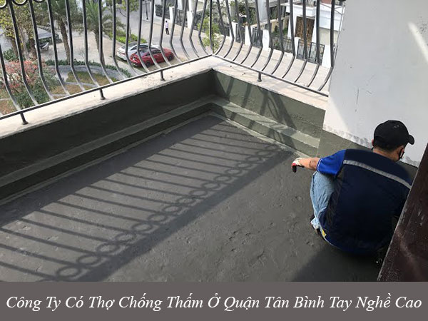 Công ty có thợ chống thấm ở quận tân bình tay nghề cao