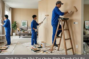Dịch vụ sơn nhà tại quận bình thạnh giá rẻ